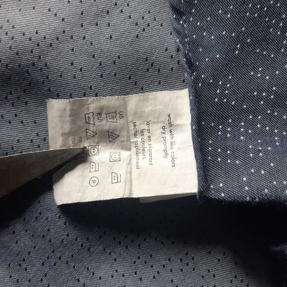 Calvin Klein Steel+ SZ 15 Slim Fit Men's Button Up Grey Shirt ⚡️BUY 3 for $55⚡️ - Picture 9 of 14